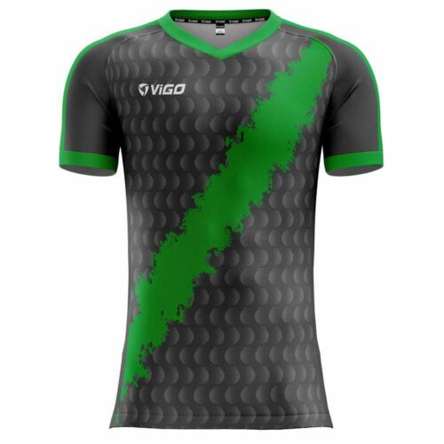Koszulka piłkarska Champion 1.21.10 grafitowo-zielona