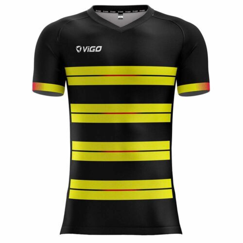Koszulka piłkarska Champion 6.21.4 czarno-żółta