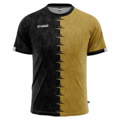 Koszulka piłkarska Striker 1.2 czarno-złota