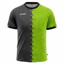 Koszulka piłkarska Striker 1.4 szaro-zielona