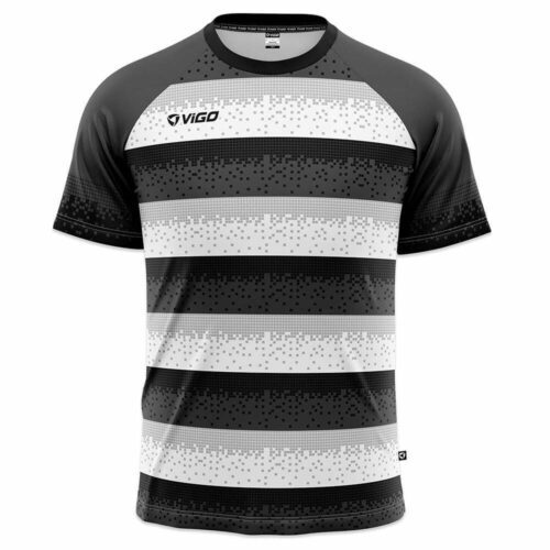 Koszulka piłkarska Striker 2.7 czarno-biała
