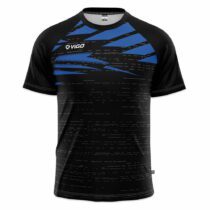 Koszulka piłkarska Striker 3.2 czarno-niebieska