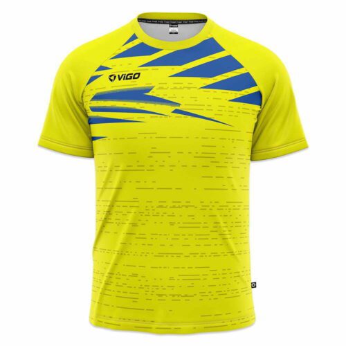 Koszulka piłkarska Striker 3.3 żółto-niebieska