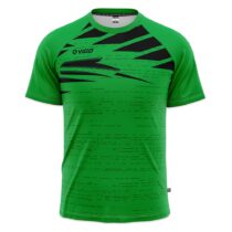 Koszulka piłkarska Striker 3.9 zielono-czarna