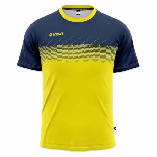 Koszulka piłkarska Striker 5.2 żółto-niebieska