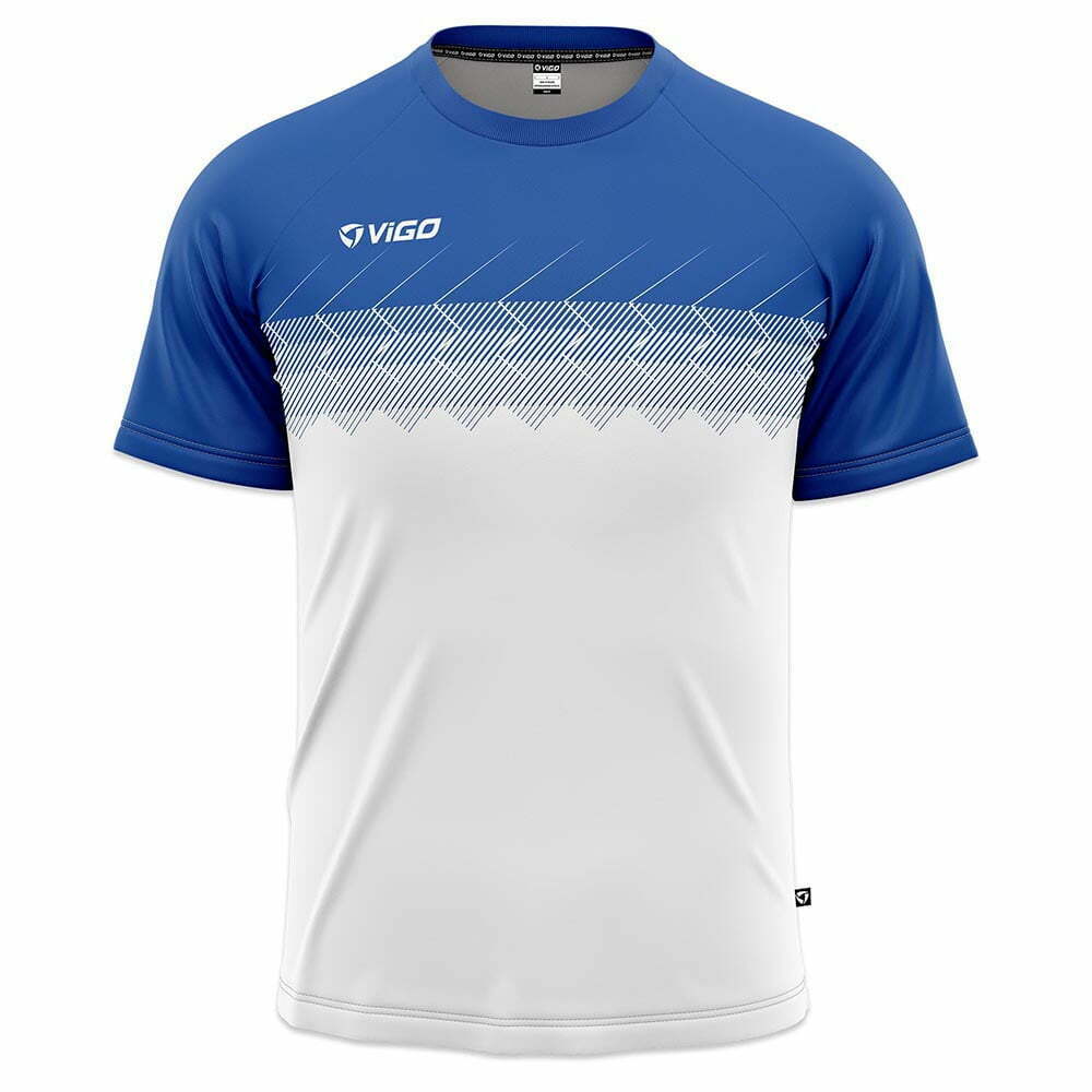 Koszulka piłkarska Striker 5.4 biało-niebieska
