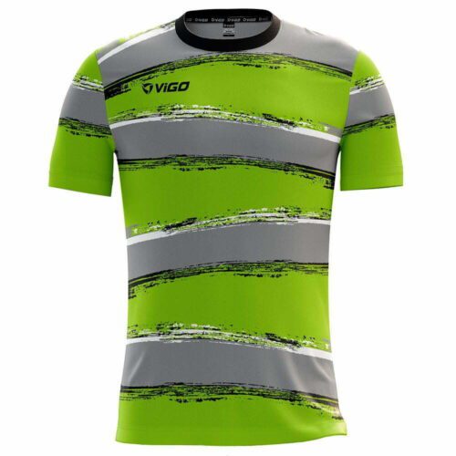Koszulka piłkarska Team 1.9 zielono-szara