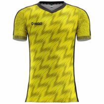 Koszulka piłkarska Corner 2021 4 żółto-grafitowa