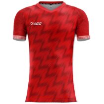Koszulka piłkarska Corner 2021 5 czerwono-bordowa