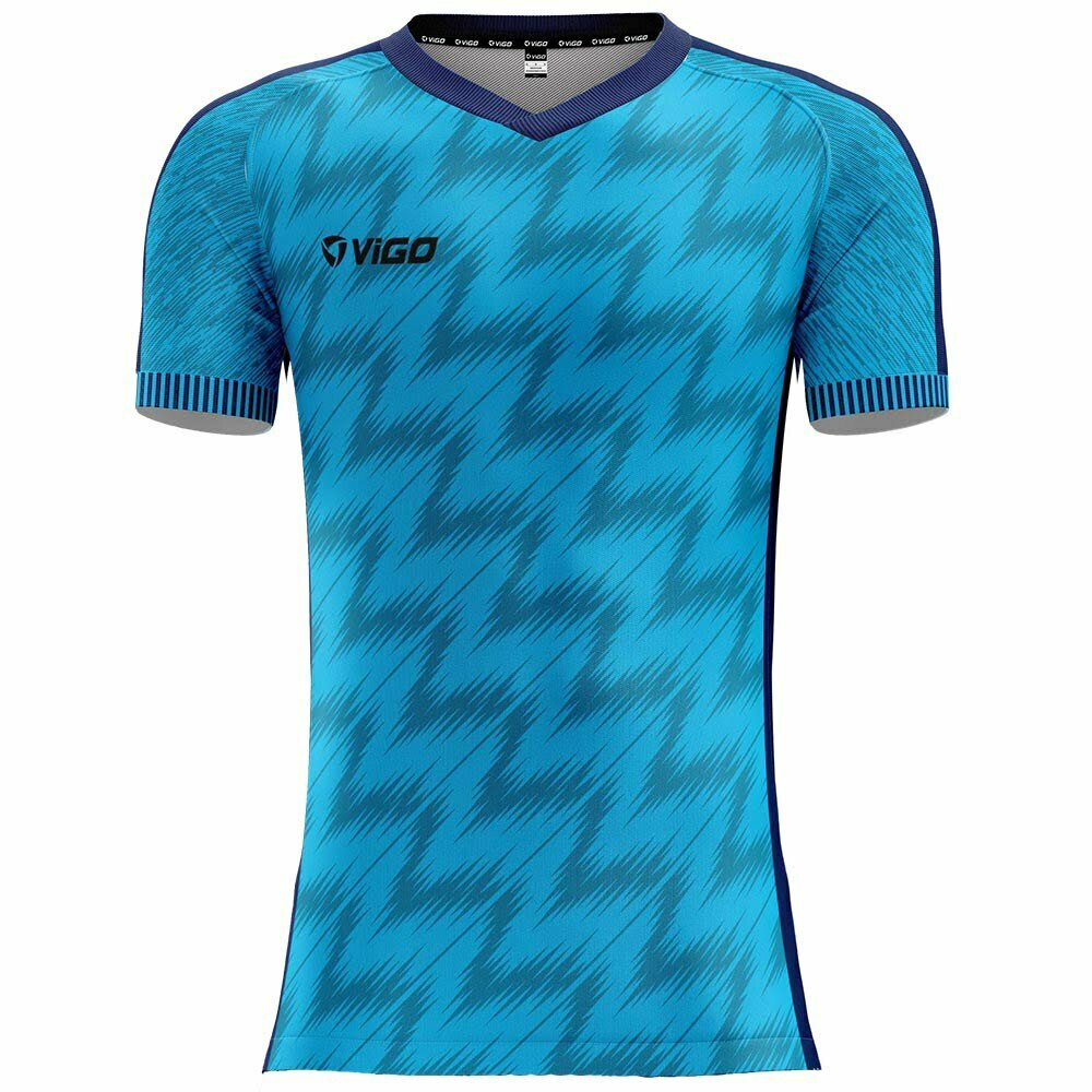 Koszulka piłkarska Corner 2021 8 błękitno-niebieska