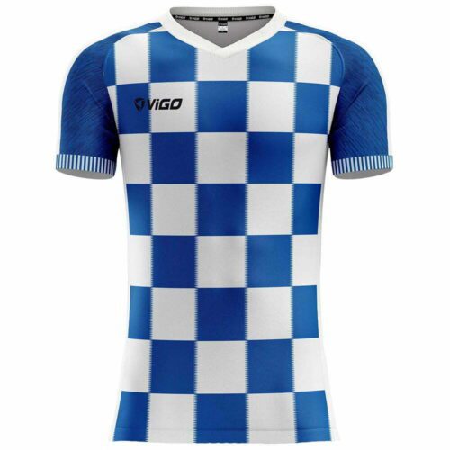 Koszulka piłkarska Goal 3 niebiesko-biała