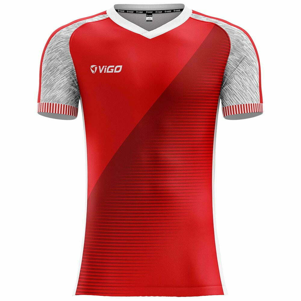 Koszulka piłkarska Mundial 4 czerwono-biała