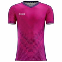 Koszulka piłkarska Precision 2 różowo-fioletowa