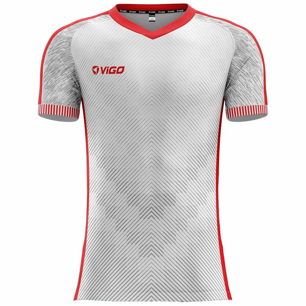 Koszulka piłkarska Precision 4 biało-czerwona