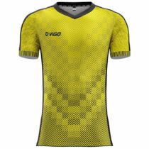 Koszulka piłkarska Precision 6 żółto-czarna