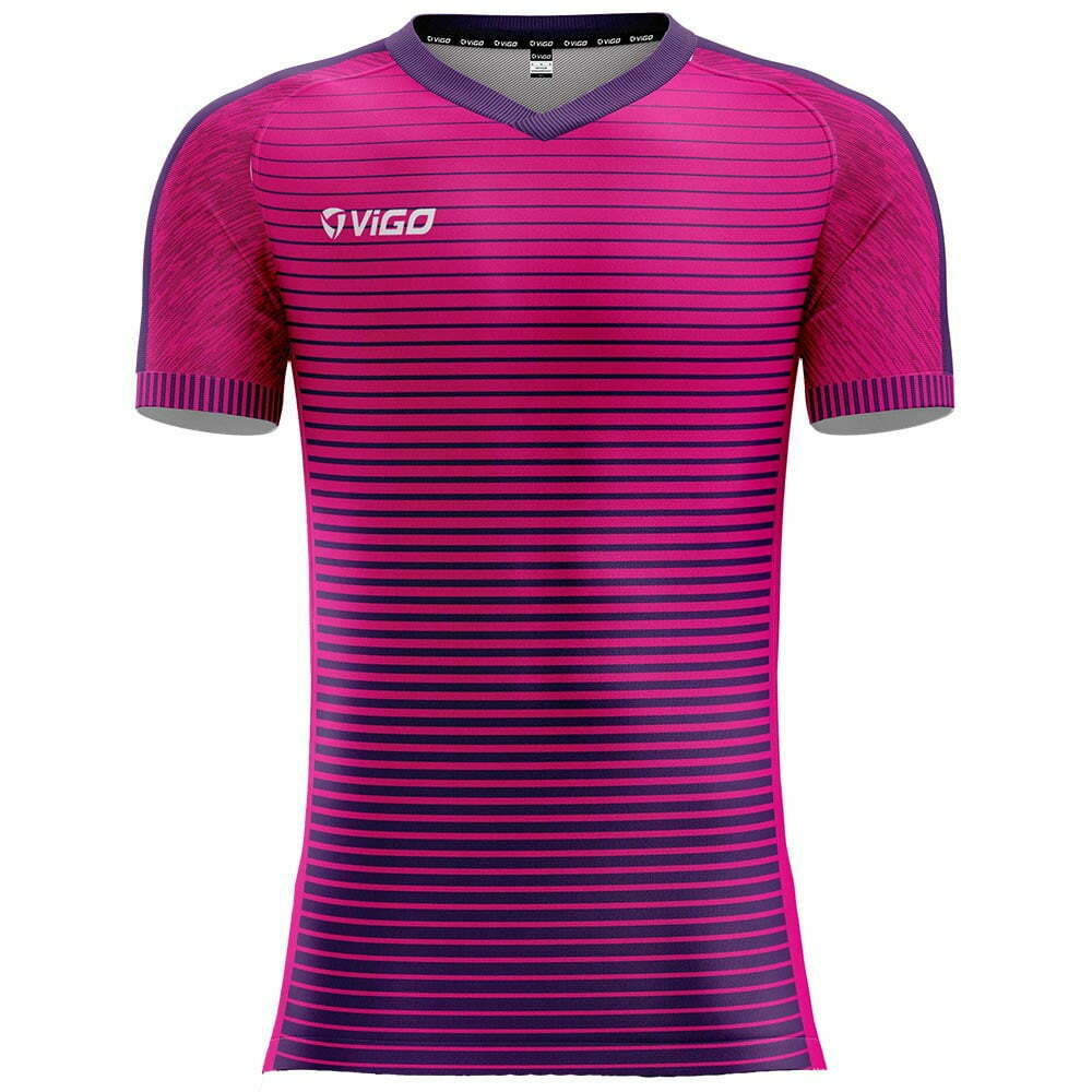 Koszulka piłkarska Revolution 2 różowo-fioletowa