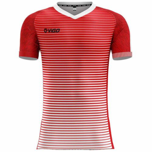 Koszulka piłkarska Revolution 6 biało-czerwona