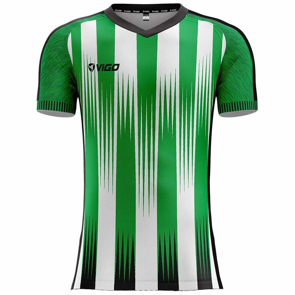 Koszulka piłkarska Striker 19.3 zielono-biała