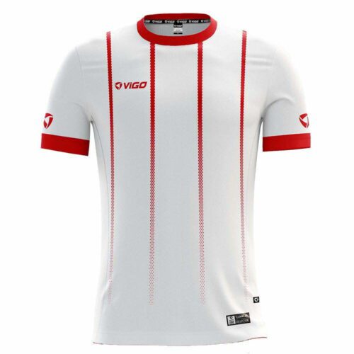 Koszulka piłkarska Striker 17 biało-czerwona dawniej Munich