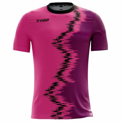 Koszulka piłkarska Team 3.4 różowo-fioletowa