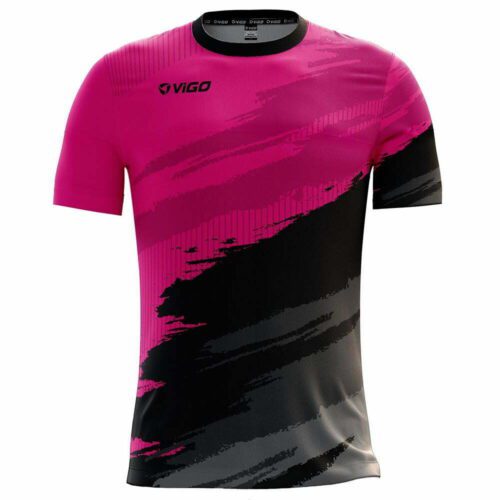 Koszulka piłkarska Team 5.2 różowo-czarna