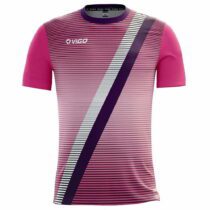 Koszulka piłkarska Team 6.11 różowo-biała Vigo