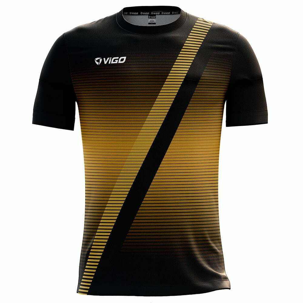 Koszulka piłkarska Team 6.3 czarno-złota Vigo