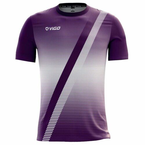 Koszulka piłkarska Team 6.7 fioletowo-biała Vigo