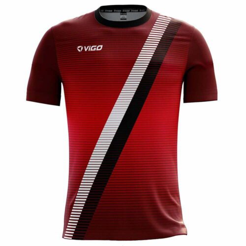 Koszulka piłkarska Team 6.9 czerwono-bordowa Vigo