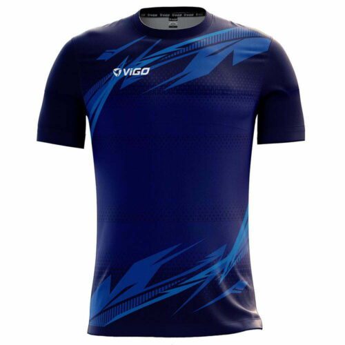 Koszulka piłkarska Team 7.3 granatowo-niebieska Vigo