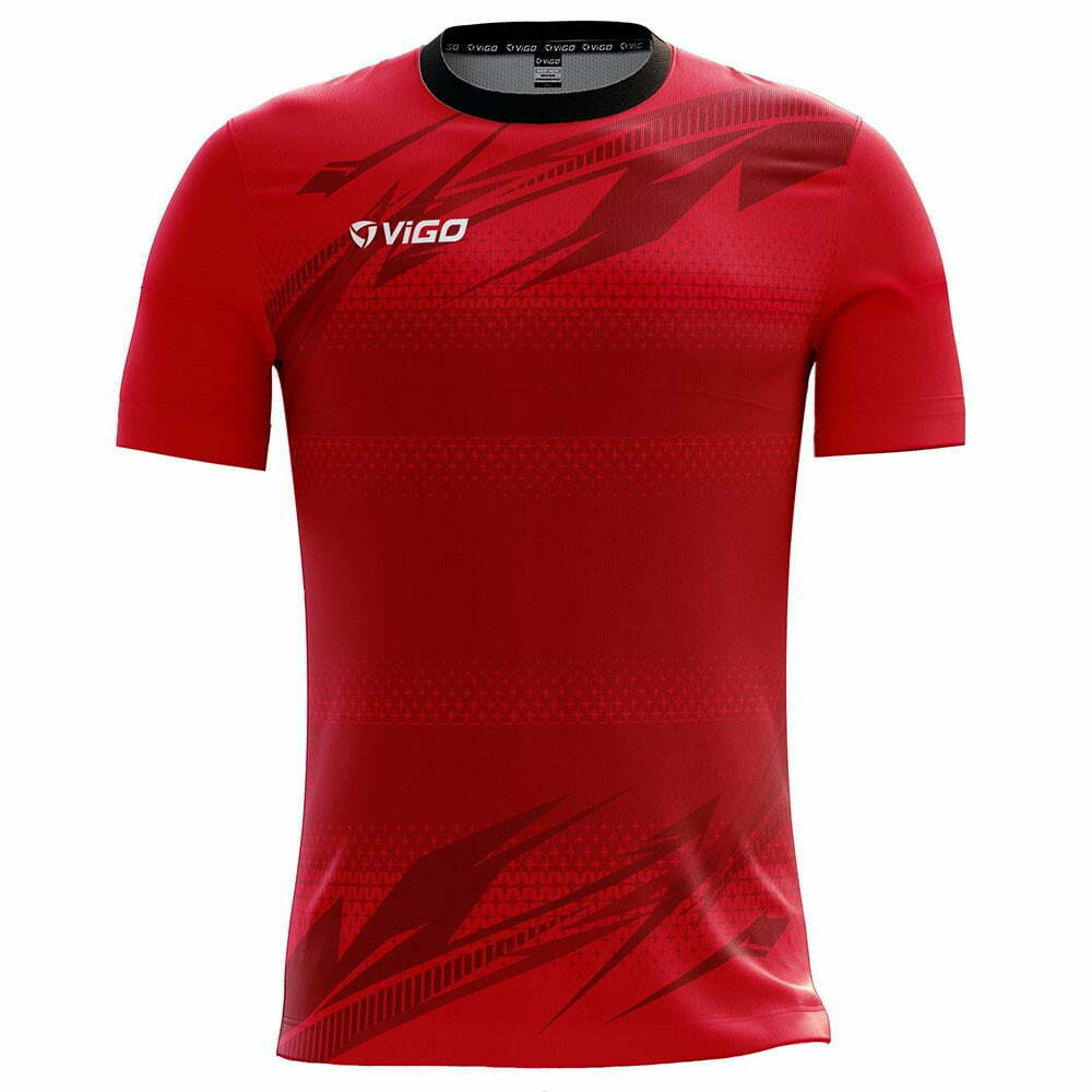 Koszulka piłkarska Team 7.4 czerwona Vigo
