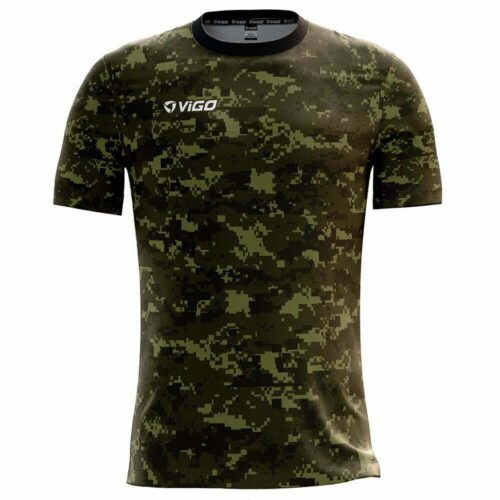 Koszulka piłkarska Team 8.2 zielono-czarna Vigo