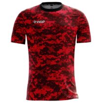 Koszulka piłkarska Team 8.3 czerwono-czarna Vigo