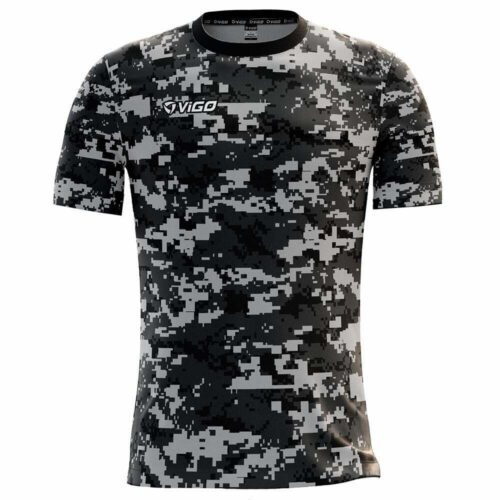 Koszulka piłkarska Team 8.5 czarno-biała Vigo
