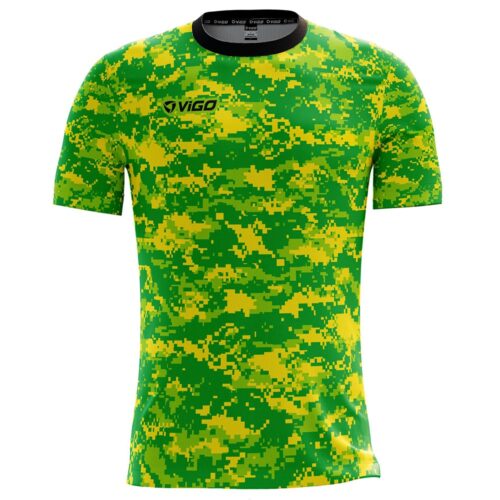 Koszulka piłkarska Team 8.8 żółto-zielona Vigo