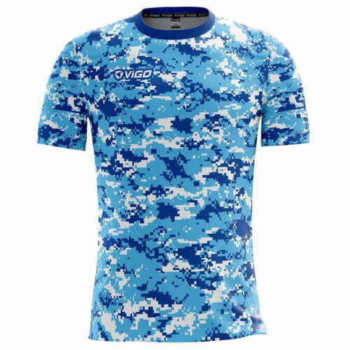 Koszulka piłkarska Team 8.9 niebiesko-biała Vigo