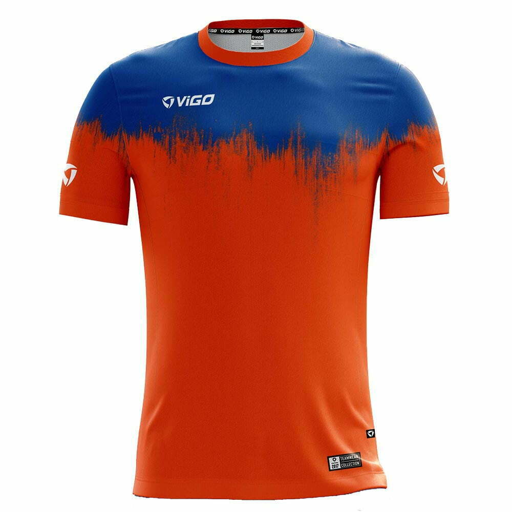 Koszulka piłkarska Derby pomarańczowo-niebieska Turin