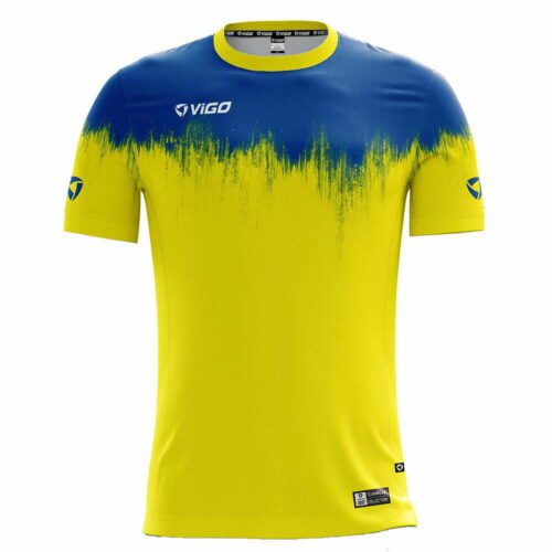 Koszulka piłkarska Derby żółto-niebieska Turin