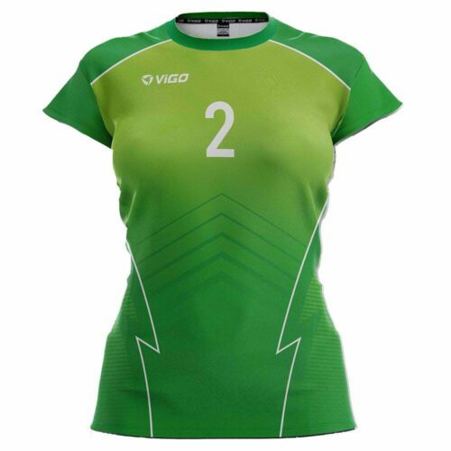 Koszulka siatkarska damska Game 3 zielona