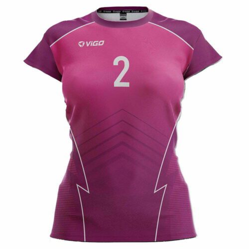 Koszulka siatkarska damska Game 4 różowa