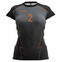 Koszulka siatkarska damska Game 7 czarna