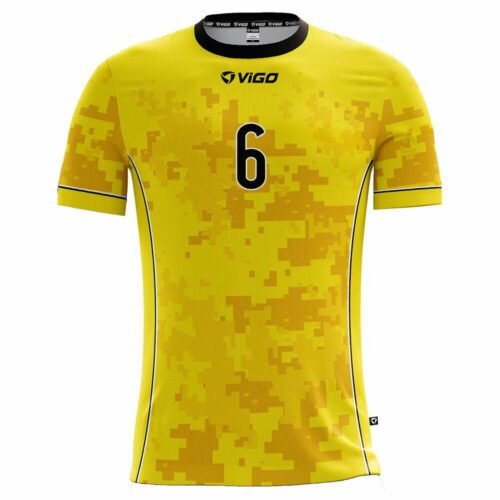 Koszulka siatkarska męska Camo 6 żółta