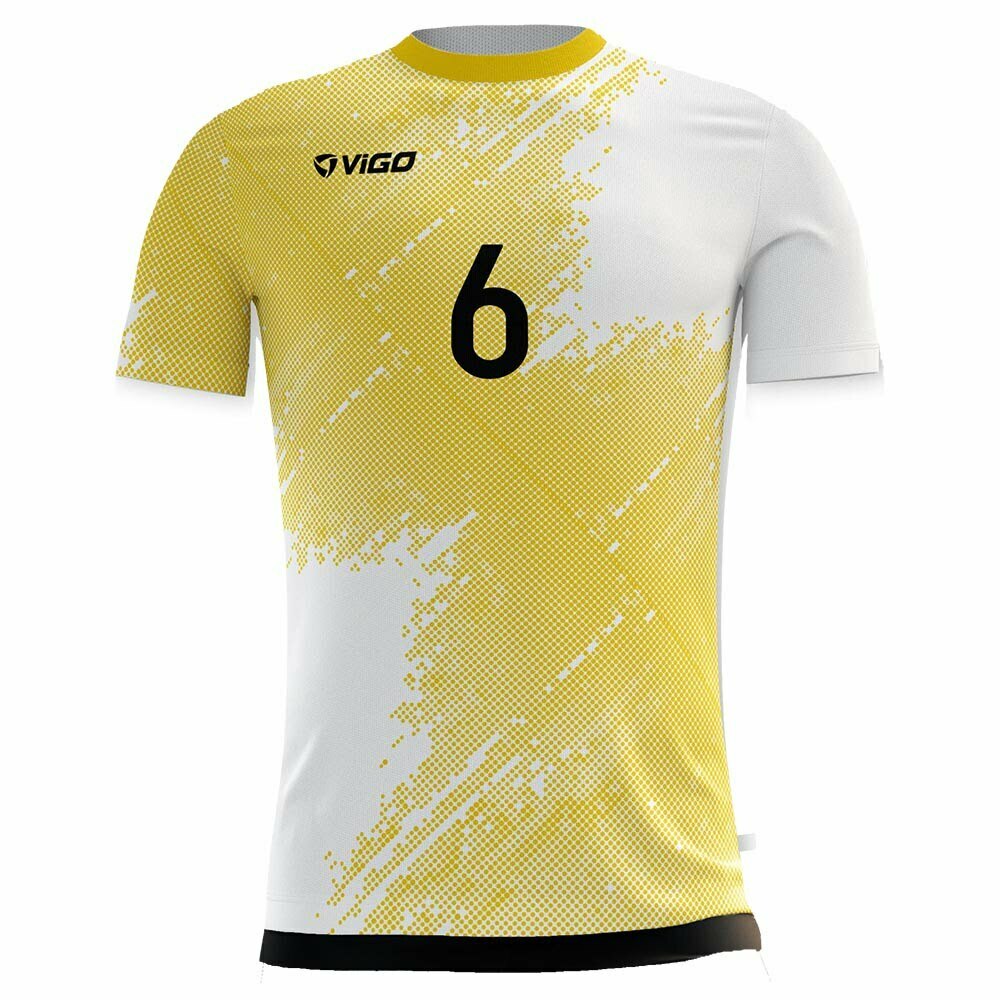 Koszulka siatkarska męska Grande 3 żółto-biała