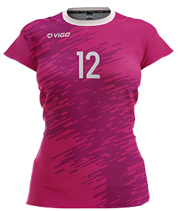 stroje siatkarskie koszulka damska różowo-fioletowa Vigo